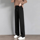 柯蘭娜加絨運動(dòng)褲女2025新款小個(gè)子秋冬加厚褲子黑色直筒褲窄版休閑衛褲 黑色 常規 L （108-125斤）