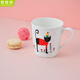 思佰得陶瓷杯骨瓷奶杯家用創(chuàng  )意馬克杯ins簡(jiǎn)約情侶杯辦公室卡通杯子 小貓