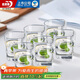 青蘋(píng)果 加厚無(wú)鉛玻璃杯295ml6只 雞尾酒洋酒杯威士忌杯 啤酒杯水杯茶杯
