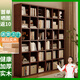 蔓斯菲爾（MSFE） 書(shū)架簡(jiǎn)約落地收納多功能大容量省空間儲物架多層置物書(shū)架柜子 全實(shí)木整墻書(shū)架>180x30x180CM