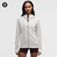 lululemon丨Scuba 女士拉鏈連帽衫 *加絨 LW3JMGS 雜色鴿子灰 S /6