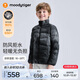 moodytiger兒童輕薄羽絨服保暖拒水25年秋冬新品男童運動(dòng)外套便攜女童鴨絨服