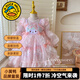 G.duck小黃鴨公主裙女童秋裝連衣裙美樂(lè )蒂生日禮服兒童蓬蓬裙女孩洛麗塔 粉色 100 尺碼2~3歲【 90-100cm】