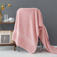 康號（KANGHAO）加大浴巾100*185cm美容院全棉鋪床巾空調午休毛巾毯 粉 100*185