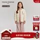 Teenie Weenie Kids【輕薄羽絨】小熊童裝25年新款秋冬男女童寶棒球羽絨服 米白色 160 cm