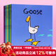 小鵝咕茜系列繪本10冊 英文原版 Goose's 溫暖的主題小女孩與大鵝的日常 親子共讀故事繪本獲獎圖書(shū) .