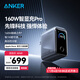 ANKER安克Prime智顯充pro160W充電器type-c氮化鎵快充140W適用蘋(píng)果17iPhone三星華為手機筆記本電腦插頭