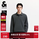 杰克·瓊斯（JACK&JONES） 男裝秋季T恤時(shí)尚潮流略寬松polo領(lǐng)日常紐扣長(cháng)袖上衣225302006