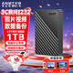 憶捷（EAGET）移動(dòng)硬盤(pán) 1TB 雙盤(pán)備份 USB3.0 G28PRO 2.5英寸 外接外置存儲數據照片視頻 高速傳輸防震 黑色