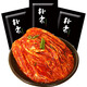 樸家泡菜450g韓國(guó)風(fēng)味泡菜 正宗辣白菜 韓式下飯咸菜 朝鮮腌制泡菜 樸家泡菜450g*3袋