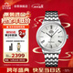 ORIENT東方雙獅手表原裝進(jìn)口全自動(dòng)機械表羅馬刻度商務(wù)透底男表 AC0J04S