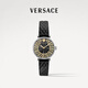 范思哲（VERSACE）手表女高奢時(shí)尚希臘回紋設計小牛皮石英女士手表/生日禮物送女友 VE1CA0123 【2+2四年聯(lián)?！? title=