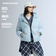 美特斯邦威羽絨服女2025冬季新款保暖短款加厚高級感女裝連帽外套