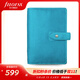 Filofax超值折扣英國filofax malden A6 A5真皮活頁(yè)本筆記本記事本活頁(yè)手賬日程本筆記本伴手禮日程本 personal A6 翠鳥(niǎo)藍026026