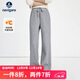 納維凱爾意大利小帆船25秋冬新款休閑褲女松緊腰保暖直筒長(cháng)褲2342075508