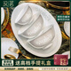 漢茗景德鎮釉下彩玲瓏瓷碗盤(pán)餐具整套高白瓷家用高檔喬遷碗碟套裝