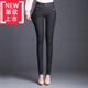 老爹褲廣州新塘牛仔褲女生褲子2022年春秋新款高腰彈力修身顯瘦牛仔褲女小腳褲長(cháng)褲鉛筆褲彈力九分/長(cháng)褲 6035款單款黑色長(cháng)褲【不加絨】 30 2尺3腰【120-130斤】】