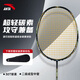 安踏（ANTA）羽毛球拍全碳素游刃600專(zhuān)業(yè)控制型單拍已穿線(xiàn)4U