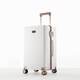 領(lǐng)航者2025年新款時(shí)尚輕便大容量行李箱旅行箱拉桿箱皮箱密碼箱箱包 米白色 20寸(【出行7天-可登機】)
