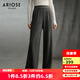 艾諾絲雅詩(shī)【商場(chǎng)同款】2025冬季新款百搭休閑褲直筒闊腿褲長(cháng)褲女40933185 煙灰色 S