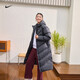 耐克（NIKE）羽絨服女裝長(cháng)款 25冬季防風(fēng)保暖運動(dòng)服防風(fēng)拒水休閑服連帽外套 HV5237-010 M