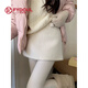 妃衣度（FYDOUL）半身裙秋冬白色小羊羊毛a字裙冬季百搭高腰裙裙子女秋冬新款 白色 S 80-95斤