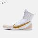 耐克男女輕便透氣拳擊鞋春季情侶舒適簡(jiǎn)約NIKE MACHOMAI 3 HF7333 100白/金屬金 44