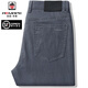 AEMAPE美國蘋(píng)果進(jìn)口精梳棉男款牛仔褲商務(wù)直筒斜紋休閑長(cháng)褲春夏薄款透氣 灰色 36 2.8尺腰圍