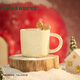 星巴克（Starbucks）杯子 派對甜心系列馬克杯 可愛(ài)咖啡杯桌面水杯 男女士送禮 小松鼠杯沿款馬克杯296ml