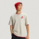 阿迪達斯（adidas）男女同款時(shí)尚百搭運動(dòng)休閑短袖T恤 KQ5100 土棕 L