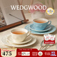 Wedgwood【新年禮物】歡愉假日咖啡杯碟陶瓷茶杯碟高顏值杯碟情侶杯 歡愉假日藍白2杯2碟