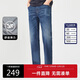卡賓復古修身牛仔褲24秋長(cháng)褲休閑時(shí)尚舒適小腳褲 蔚藍色47 31 
