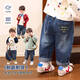 LUSON小O爸男嬰童 寶寶牛仔褲男童2025新款柔軟一歲直筒嬰兒褲子