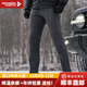 龍牙二代龍牙隱烈保暖軟殼褲修身長(cháng)褲冬季加絨加厚防 諜影灰（隱之烈鋒直筒版） 32 175/84B 151-170斤