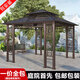 春墅戶(hù)外庭院涼亭福字八柱亭別墅花園室外休閑露天露臺樓頂鐵藝遮陽(yáng)棚 【pc】3X3米