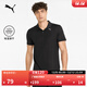 彪馬（PUMA）吸濕速干健身短袖T恤POLO衫男子官方春夏運動(dòng)上衣521933 黑色-01 M (175/96A)