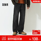 森馬（Semir）森柔牛仔|牛仔褲男寬松闊腿褲2025冬美式傘兵褲復古109725124104