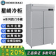 星崎冰箱商用冰柜風(fēng)冷不銹鋼冷柜冷藏柜冷凍柜雙溫立式二四六廚房冰柜 M系列四門(mén)冷藏1200*850*1990mm