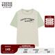 Teenie Weenie小熊女裝時(shí)尚清新撞色短袖T恤夏季韓系簡(jiǎn)約休閑上衣 淺綠色 S (160)