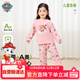 汪汪隊立大功兒童睡衣男女童家居服套裝長(cháng)袖薄款套頭居家睡服淺粉棉J0248 120