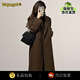 Wqsugnt雙面絨羊毛大衣女2025秋冬新品小個(gè)子時(shí)尚毛呢外套 栗棕色【禮盒裝+JD送貨上門(mén)】 S 105-120斤