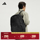 adidas實(shí)用通勤運動(dòng)可調節肩帶雙肩背包男女阿迪達斯官方   黑色   NS(均碼)