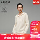 艾諾絲雅詩(shī)【商場(chǎng)同款】冬季新款100%綿羊毛針織衫連帽內搭毛衣31118091 奶油米 M
