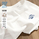 JEANSWEST LIFE真維斯純棉男士短袖t恤夏季新款字母小標學(xué)生日常休閑慵懶風(fēng)半袖