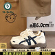 啄木鳥(niǎo)內增高6cm德訓鞋女2026春夏季新款休閑阿甘鞋輕便百搭小白運動(dòng)鞋 米藍色【旗艦版】 36 (230mm)