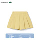 LACOSTE法國鱷魚(yú)女裝側拉鏈設計簡(jiǎn)約休閑日常通勤百搭百褶短褲|GF3879 IXQ/可頌色 34 155