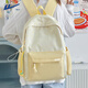 回力ins風(fēng)小清新可愛(ài)少女心書(shū)包 初高中學(xué)生雙肩包女生出游輕便小背包 黃色