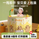 領(lǐng)臣兒童泡澡桶折疊浴桶家用寶寶洗澡桶嬰兒童游泳桶全身可坐浴盆