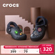 卡駱馳（CROCS）秋冬新品休閑鞋秋冬洞洞鞋貝雅暖絨暖棉|206633 黑/黑-060 (建議買(mǎi)大一碼) 44 (280mm)