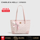 CHARLIE&KELLI包包女款2026年女士包托特包大容量單肩包凱蒂貓可愛(ài)通勤包禮物女 粉色【八倉速發(fā) 品牌禮袋】